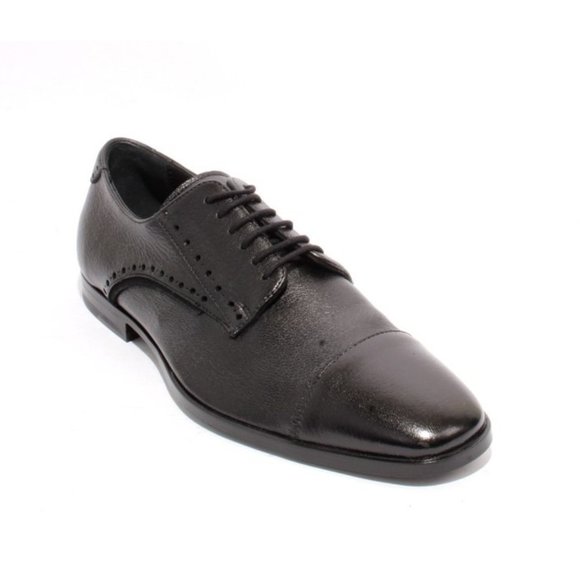 Italian Cesare Paciotti 57200 Black Calfskin Leather Classic Dress Shoes main image 4